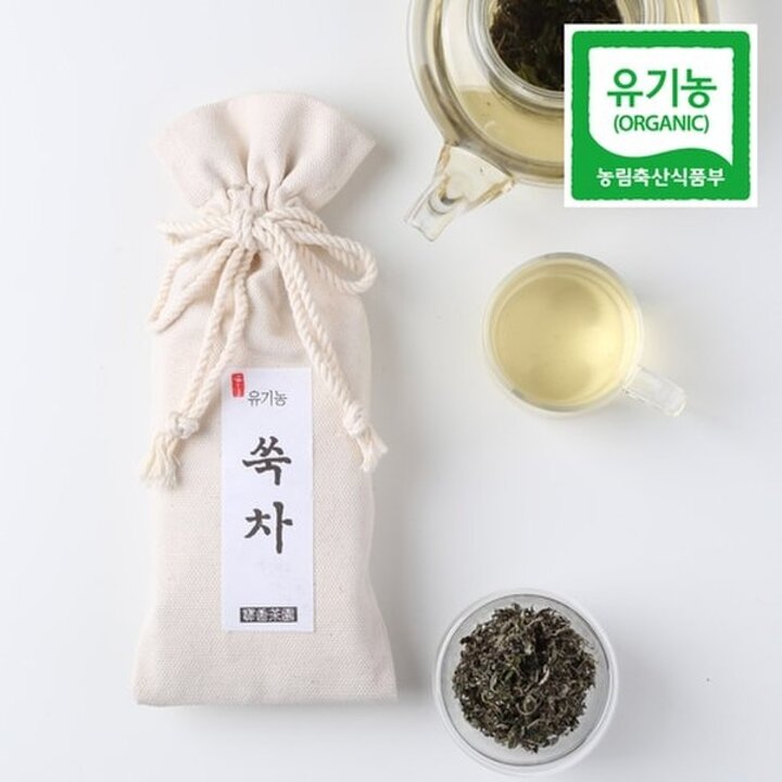 유기농 따스한 봄쑥차 잎차 30g