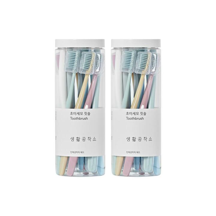 [생활공작소] 초미세모 칫솔 12입 x 2개 /24입 (선택)