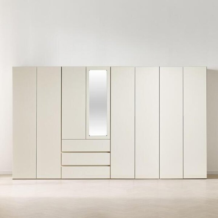 아트박스/인터데코 11자장롱 키큰장 옷장 320cm TP875