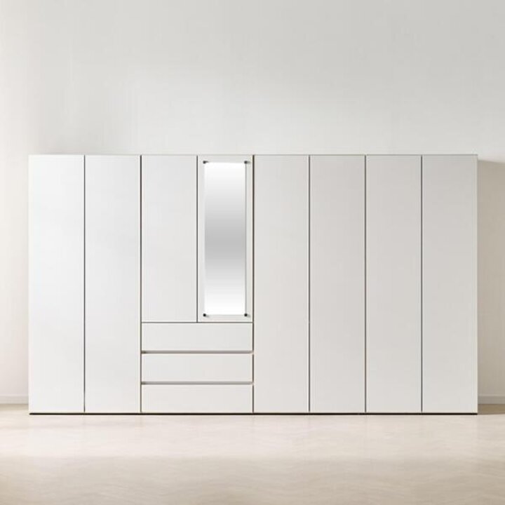 아트박스/인터데코 11자장롱 키큰장 옷장 320cm TP875