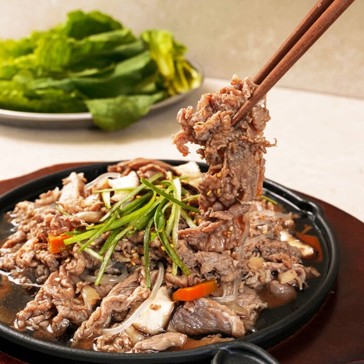 I[밀밀밀] 오첩반상 한우 소불고기 430g x 5팩, 서울식 소불고기