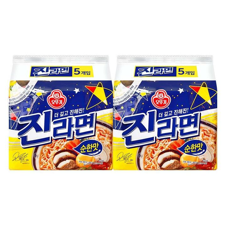 오뚜기 진라면 순한맛 120g 10봉