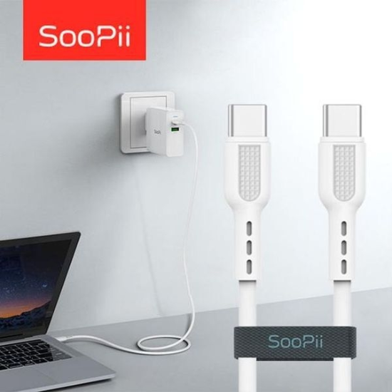 [하프클럽/셀러허브 가전]Soopii USB PD C to C 60W 고속충전케이블 2m-P433569364