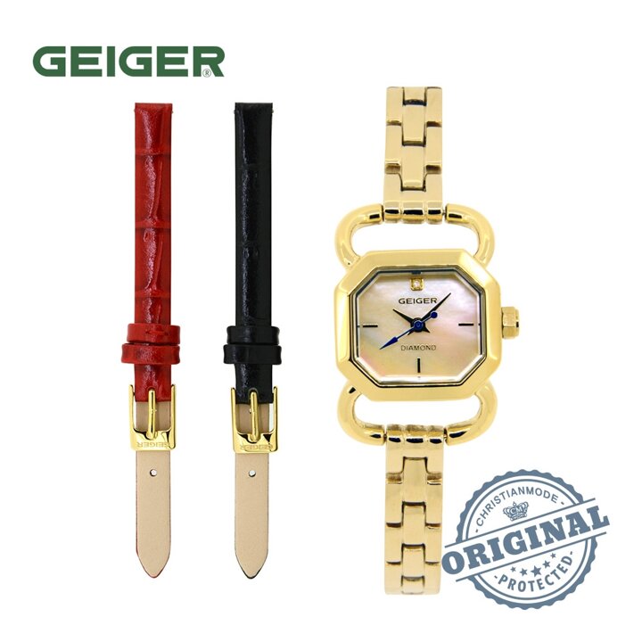 가이거(GEIGER) 다이아몬드 쥬얼 워치세트 GE1124-1GD