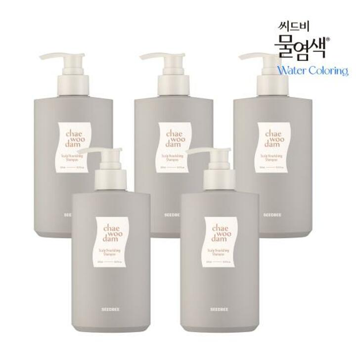씨드비 채우담 샴푸 패키지 (샴푸 5개 총 2,500ml)