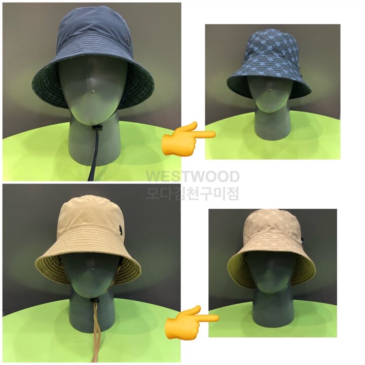 남성 리버시블 버킷햇.WO1MTCH303KG