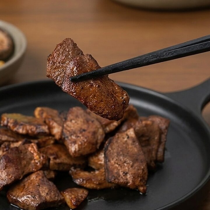 [정성담은] 육향가득 으랏차차 소염통 200g x 4팩(소스 x 4팩)
