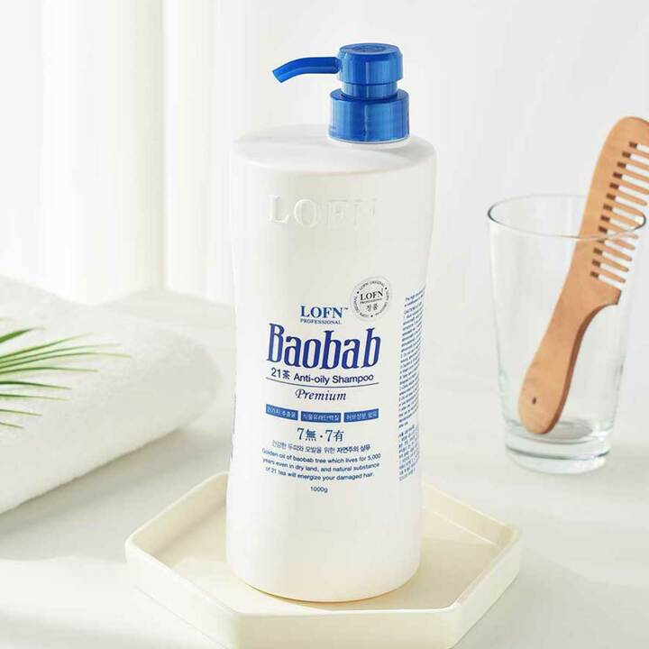 [사은품 트리트먼트 50g 1개 증정]로픈 바오밥 베이비파우더 트리트먼트 1000ml + 로픈 바오밥 지성샴푸 1000ml