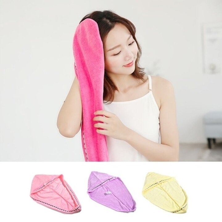 빨리 말리는 극세사 드라이 헤어수건 퀵드라이 타올19559530667501