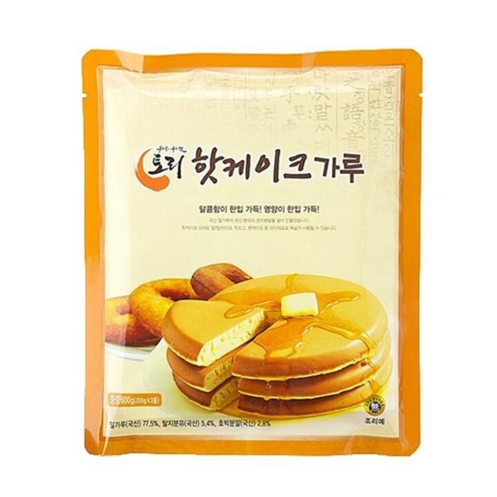 MZ우리밀핫케이크가루600g(200gx3봉)