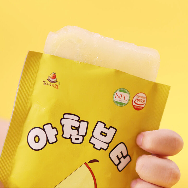 [김가네과일촌] 갈변없는 노란 순수착즙 사과즙 100ml, 100포