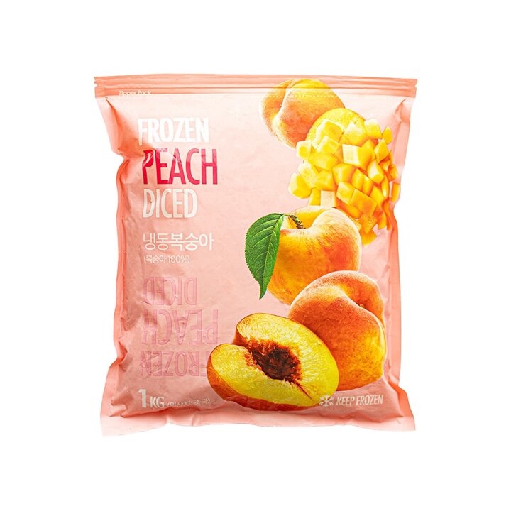 CJ프레시웨이 이츠웰냉동 복숭아 1kg x 1개