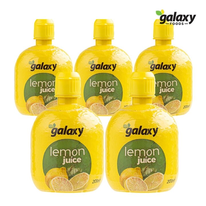 [보라티알] 갤럭시푸즈 레몬즙 200ml x 5개
