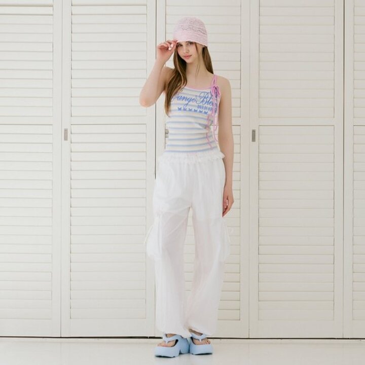 (대전신세계)[BLUE LABEL] 레이스 스트링포켓 카고팬츠 (ES2OPT15)