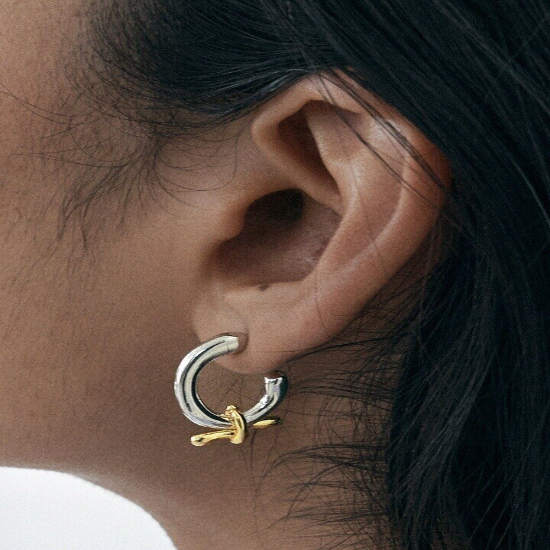 Bind Two Earrings EBS010