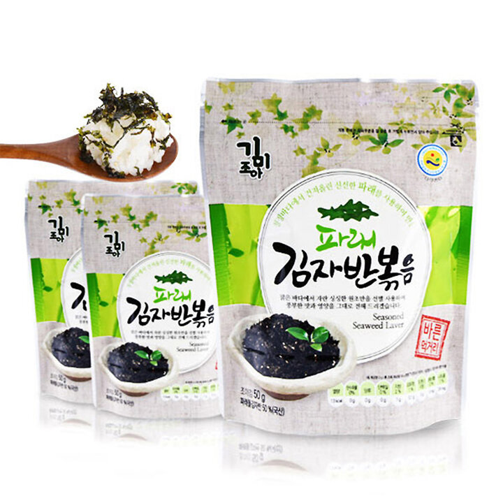 [두원푸드]기미조아 신선한 원초 그대로 파래 김자반 볶음 50g