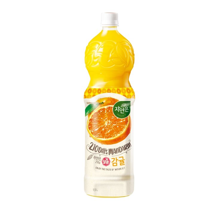 웅진 자연은 감귤 1.5L 3펫