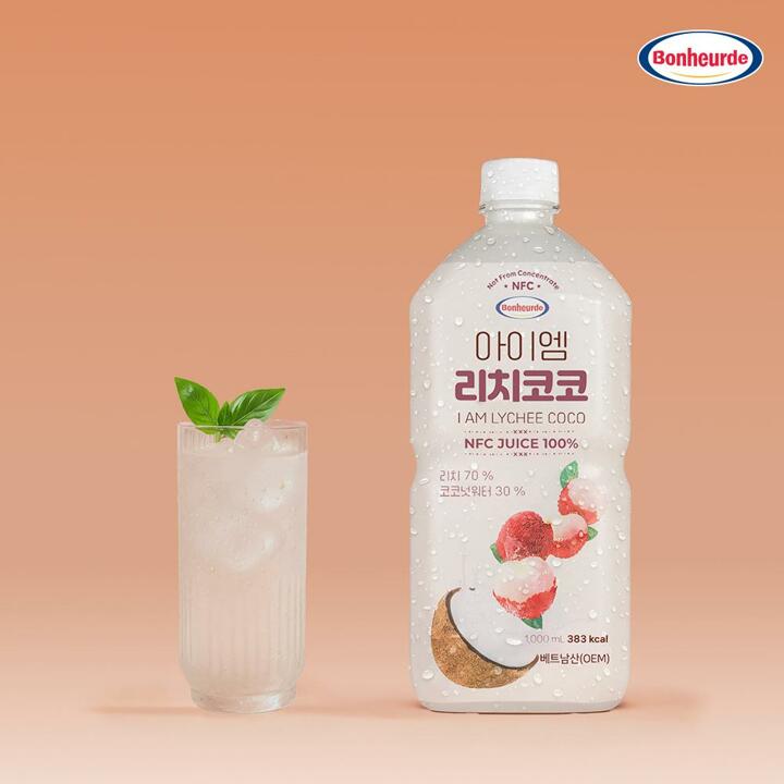 [100 NFC 착즙] 보넬드 아이엠 리치코코 주스 즙 1L 9개