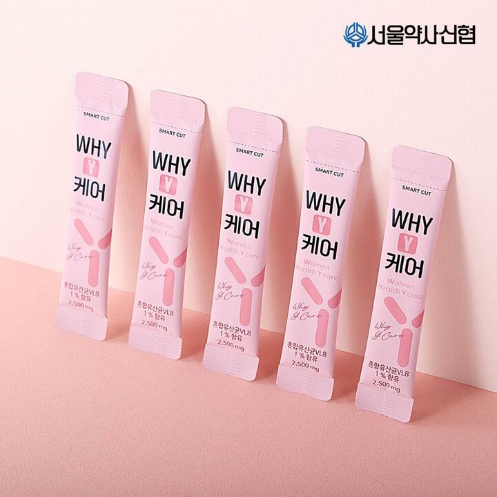 WHY y케어 질 유래 특허 유산균 2.5g 30포 3세트