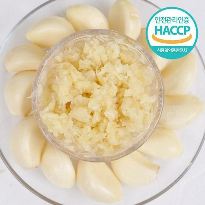 [HACCP인증] 국내가공 냉동 다진마늘 1kg 3개