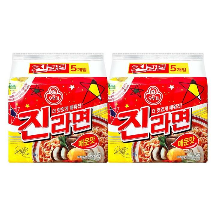 오뚜기 진라면 매운맛 120g 10봉