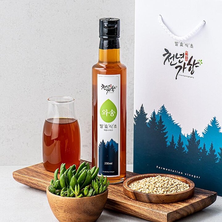 [푸드맛남] 천년가향 와송 천연 발효식초 선물세트 250mlX2병
