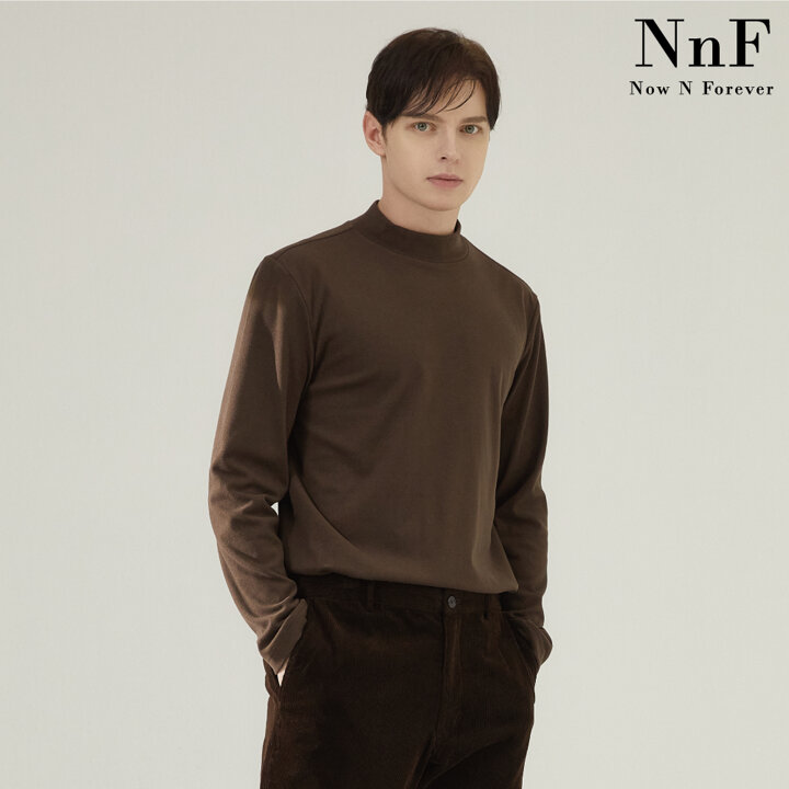 (남성) NNF 23FW 기모 모크넥 티셔츠 5종 