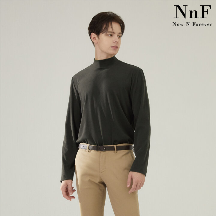 (남성) NNF 23FW 기모 모크넥 티셔츠 5종 