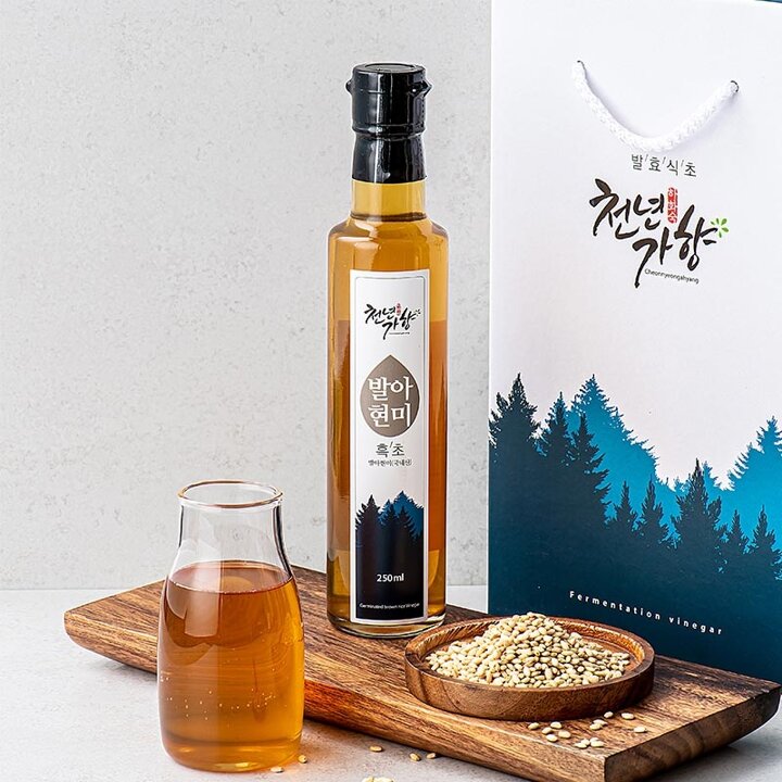 [푸드맛남] 천년가향 발아현미흑초 천연 발효식초 250mlX2병