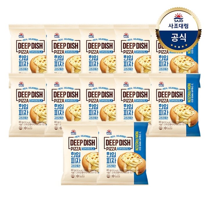 대림냉장ㅣ한입피자 고르곤졸라 80g x12개