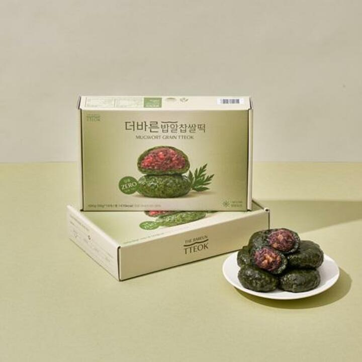 더바른 저당 밥알찹쌀떡 600g+600g  개별포장