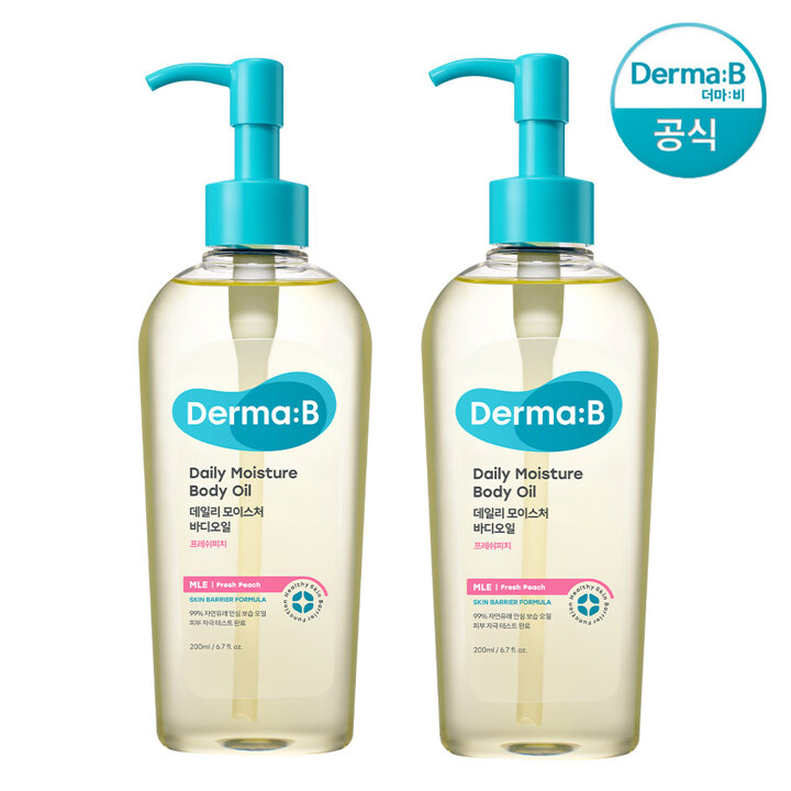 더마비 데일리 모이스처 바디오일 200ml 2개 (+바디로션20ml)