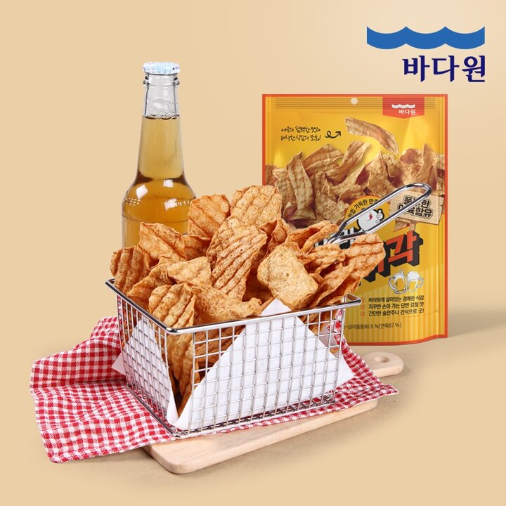 바다원 한입만 어포튀각 50g x 10봉