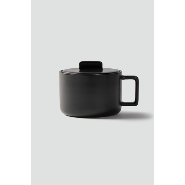 [JAJU/자주] 전자레인지용 1인 도자기 밥솥_750ml_블랙