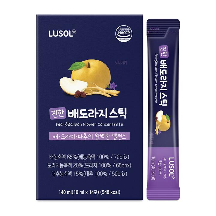 [G][루솔] 진한 배도라지스틱 1박스(14포)