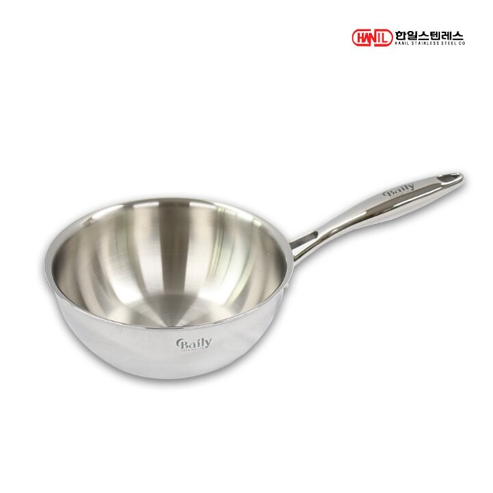 한일STS 베일리 통5중 스텐레스 IH 인덕션가능 궁중팬 20cm