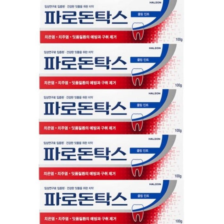 파로돈탁스쿨링민트치약100gx5개잇몸질환불소코스트코