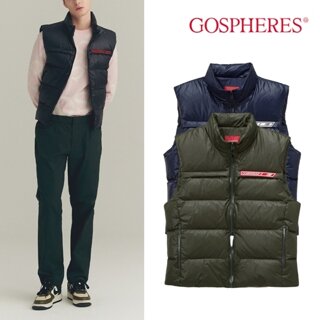 고스피어 GOSPHERES MAN LOGO PATCH DOWN VEST PM2WPV03