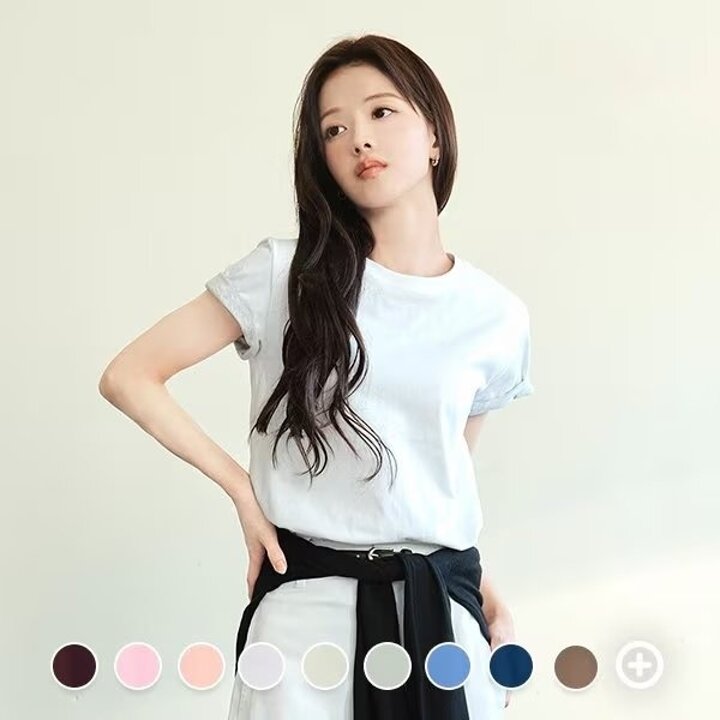 (신세계마산점)지오다노 NEW 여성 반팔 티셔츠(퍼펙트티) 326518