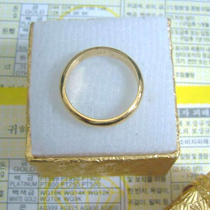 11.25g 순금 링반지 앵게지반지 민자링반지 24k  