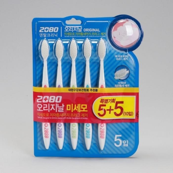 애경칫솔2080오리지널미세모5P+5P1세트