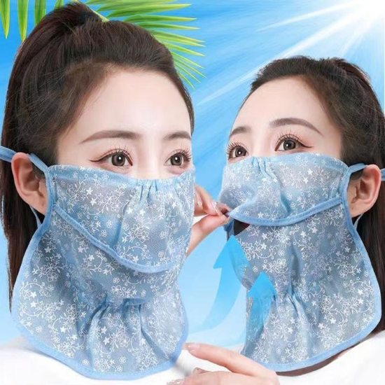 50747190-HS쿨링레이스자외선차단마스크여름쿨마스크오픈형메쉬마스크