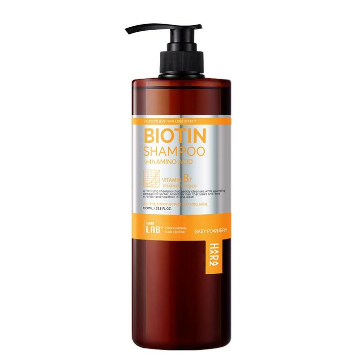 하라즈 헤어랩 플러스 비오틴 탈모완화 샴푸 베이비파우더향 1000ml