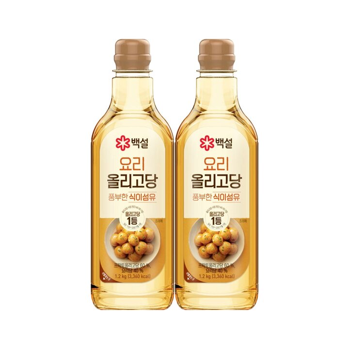 CJ 백설 요리 올리고당 1.2kg x2개