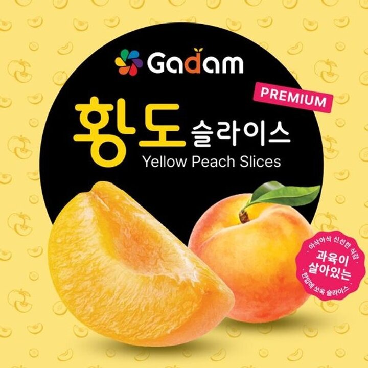 가담 황도 슬라이스 425g x10캔 / 복숭아 과일 통조림[34866282]