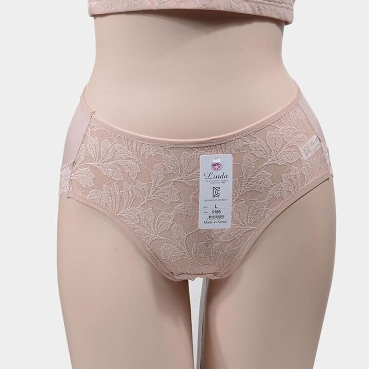 31575043-여성고급시크밑단레이스우아한미디삼각팬티1p