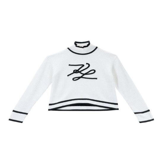 [해외배송] 25FW 칼라거펠트 탑 A4W18051100 White