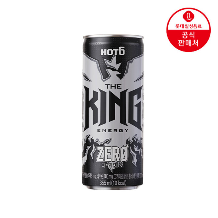 [본사직영] 롯데 핫식스 더킹 제로 355ml x 24캔