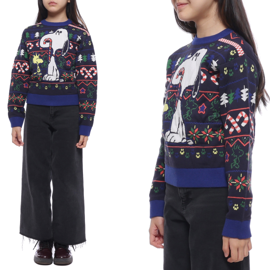 [마크제이콥스] 22FW 피너츠 스누피 맨투맨 (W25568 84E 22F)