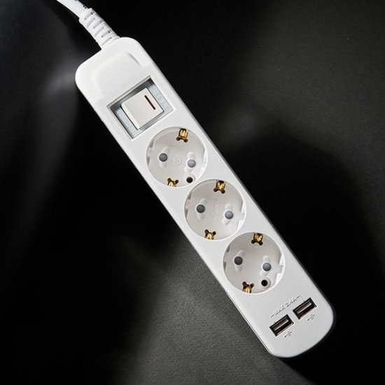 알티피아_0024791891 USB 통합 스위치 멀티탭 3구 1M 1개 가전제품 콘센트